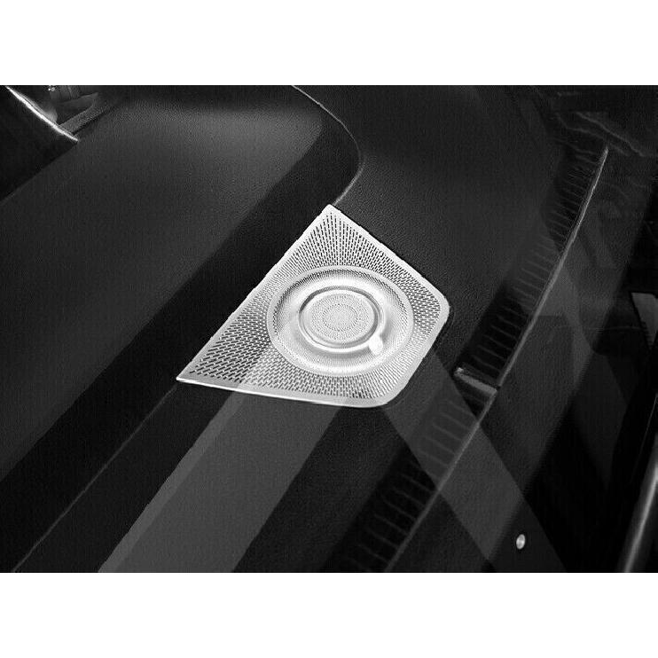 Inner Dashboard Speaker Frame Cover Trim For Toyota Sienna Silver Titanium 21-24