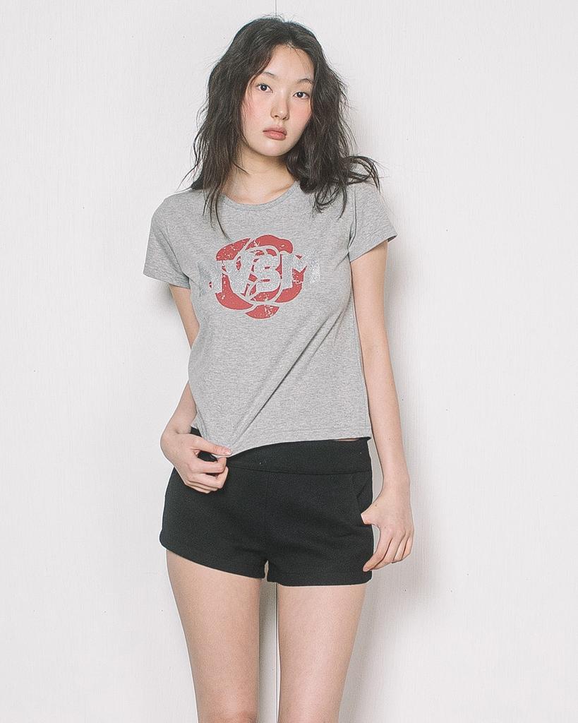 HAVISM Hvsm Rose S/S Tee(Grey)