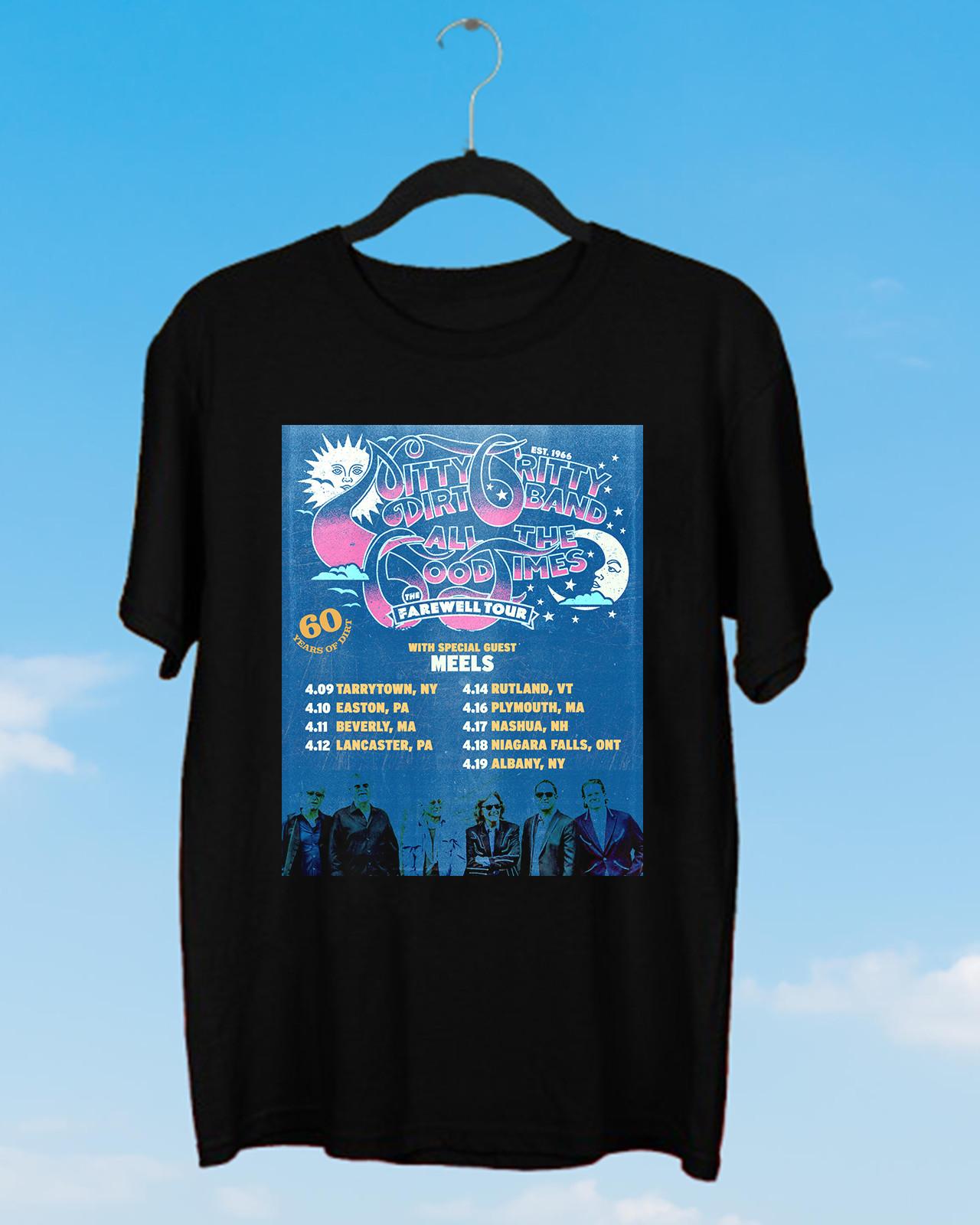 

Nitty Gritty Dirt Band 60 years The Farewell Tour T Shirt Full Size S-5XL S разноцветный