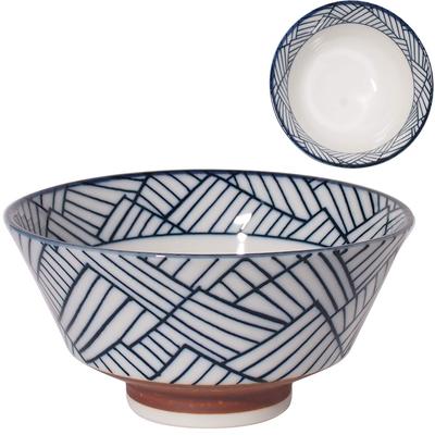 Minoru Pottery Mino Ware Suzu 130 Bowl Ajiro Crest