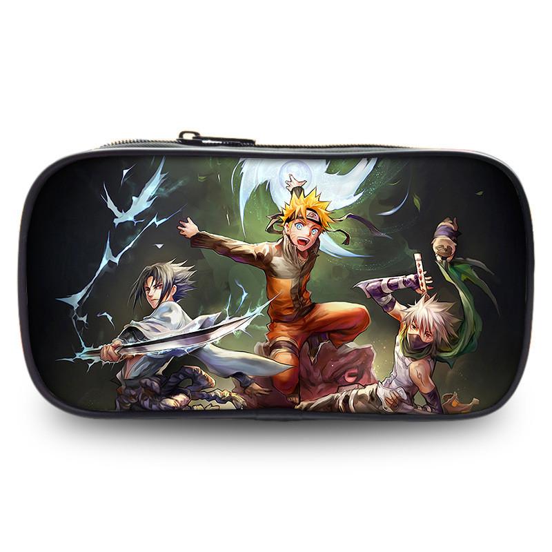 Naruto Anime Character Print Student Single Layer Stationery Storage Bag