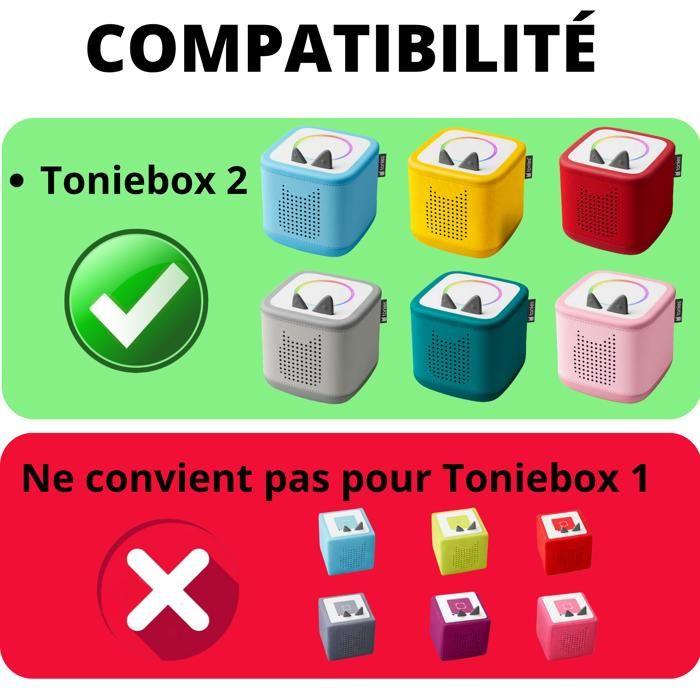 Chargeur Secteur + Cable USB-C 2m Compatible avec Toniebox 2 - Adaptateur d’alimentation 12W 1 port USB et 1 port USB-C Phonillico®