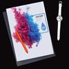 30 Pack PVC L-Shaped A4 Document Folders, Transparent File Envelopes for Office and Home Organization