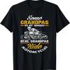 Unisexs Some Grandpas Play Bingo Real Ride Motorcycles T Shirt Vintage Graphic Unisex Stylish Casual Versatile