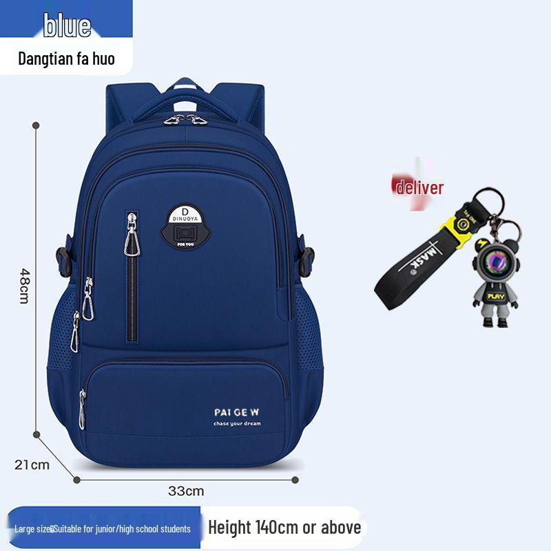 Xiangdun Rückenschützender Rucksack für Jungen & Mädchen - Großes Fassungsvermögen, Lastreduzierendes Design