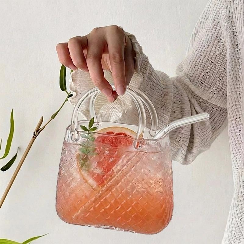 Funny Cocktail Glasses Cups Creative Diamond Handbag Glass Cup Party Cold Drink Cup Juice Glass Cups Restaurants Tools