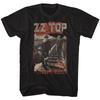 ZZ Top Hombres Track Black Adult T-Shirt