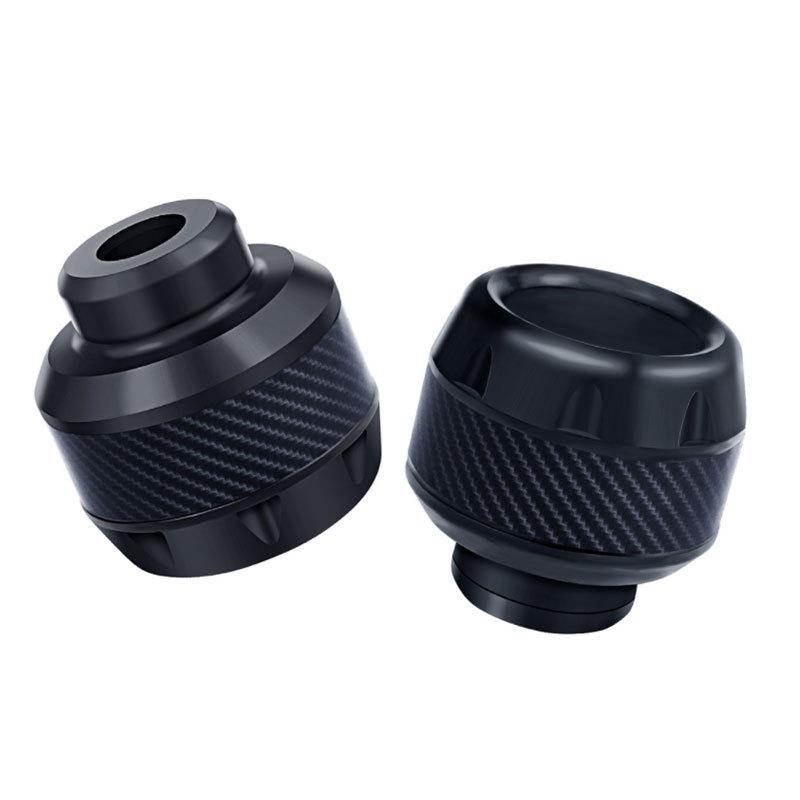 

2 шт. Защита от падения мотоциклов, взрывозащищенная передняя вилка, чашки, слайдеры, модифицированные аксессуары для защиты от ударов чёрный