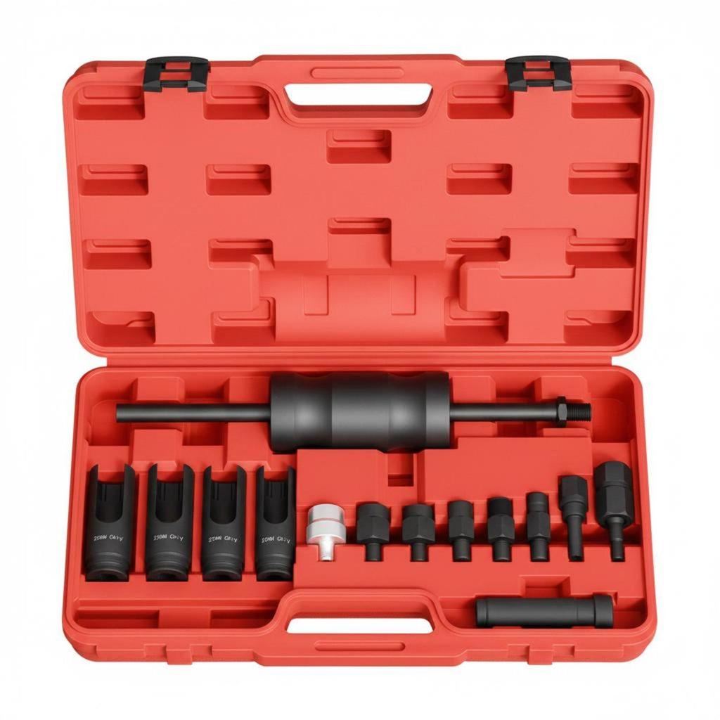 14 Pieces Injector Removal Tool Sturdy Steel Construction for Mechanics
