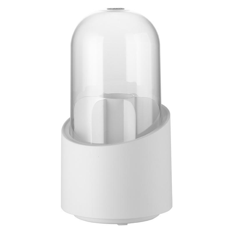 Makeup Brush Storage Bucket Dust-proof Transparent DesktopLipstick and Cosmetics Storage Box