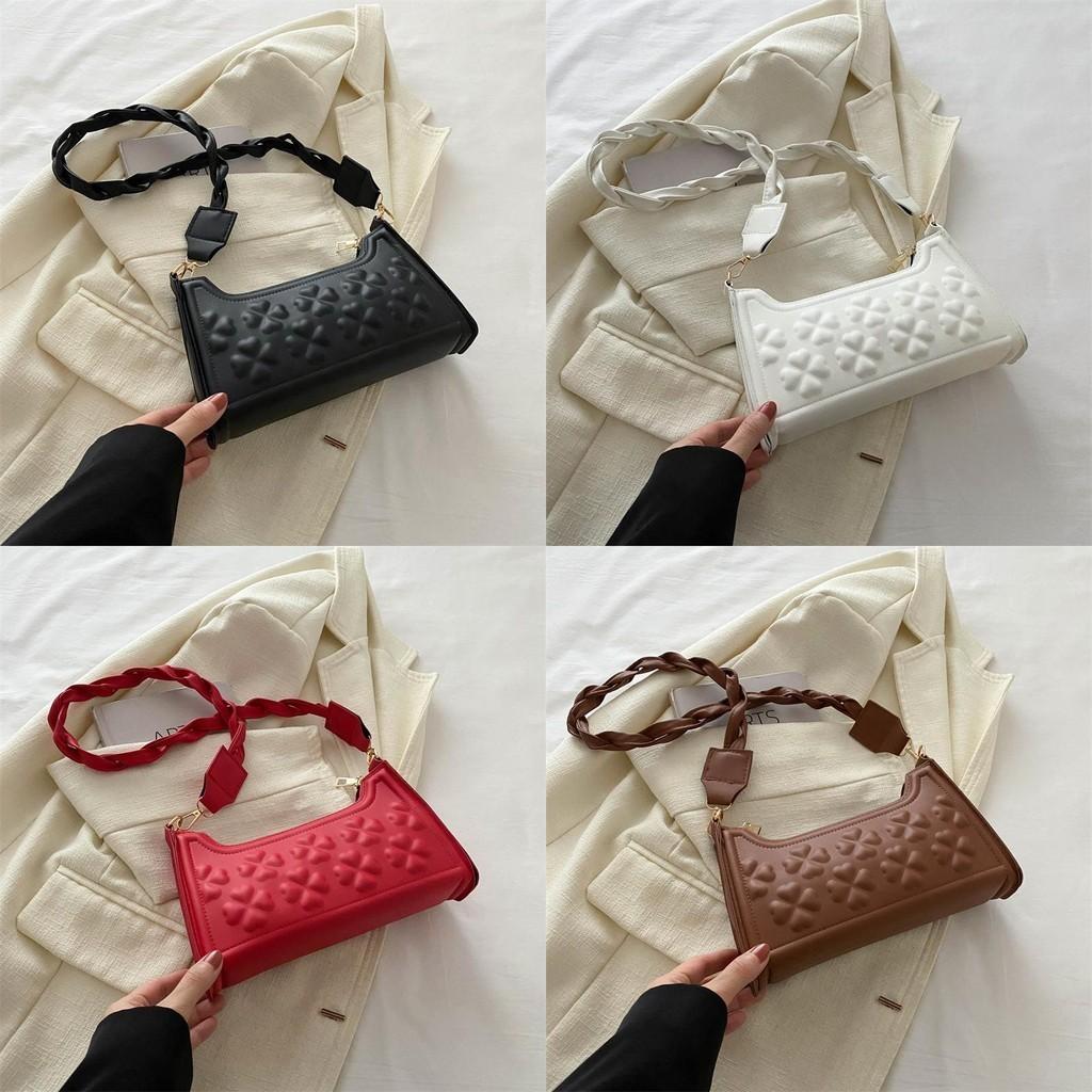 Stylish Pu Leather Shoulder Bag Trendy Street Style Chic Quilted Design For Women 2024