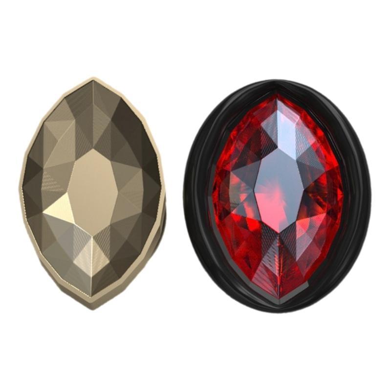 Crystal Carved Seal Stamp Head Irregular Crystal Stone Sealing Stamp Head for Seal Invitations Envelope Scrapbooking