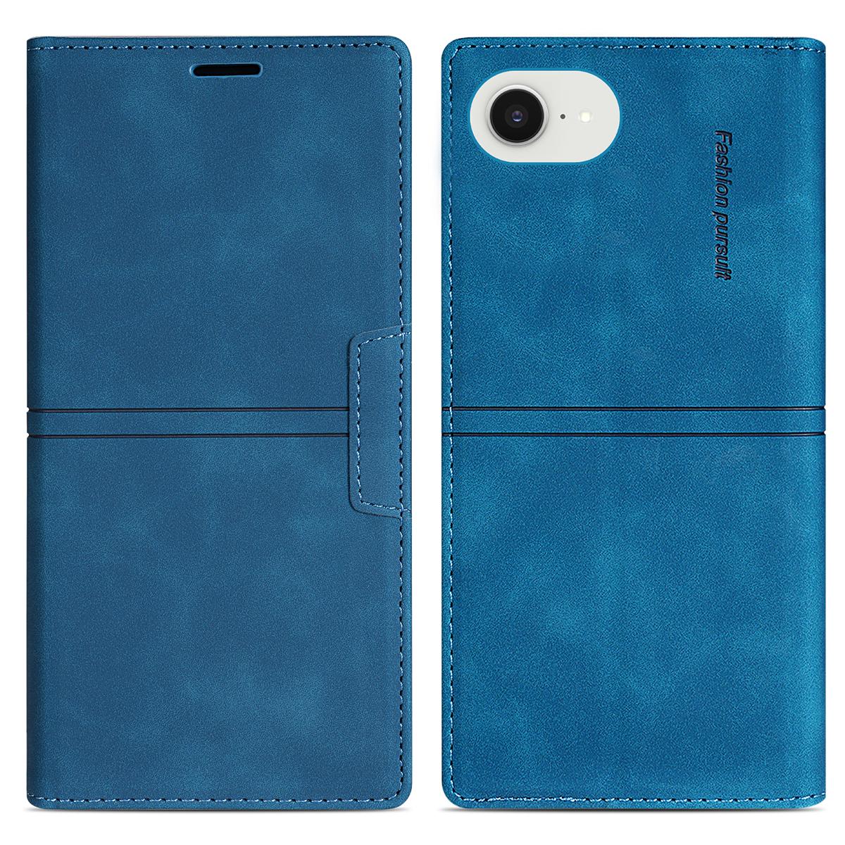 

Для iPhone 16e Чохол-гаманець Магнітна застібка Шкіряний чохол для телефону Blue