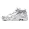 Flight Legacy Ink Trace Horse Silhouette Abrasion Resistant Slip Resistant Mid Top Vintage Basketball Shoes Unisex BQ4212-101(Team1856-)