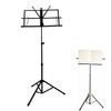Music Stand Portable Adjustable Foldable Iron Rubber PP for Guitar Players Instrument Accessories
