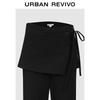 UR Women's Faux Two-Piece Tie-Waist Wide-Leg Pants