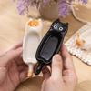 Soy Sauce Dish Cat-Shaped Mini Dipping Bowl Cute Ceramic Plate for Oil Salt Vinegar Sushi Butter Chili Jam Condiments Appetizers