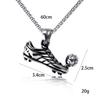 Fashion Sneakers Kick Football Necklace, Fan Athlete Pendant Necklace Alloy Jewelry