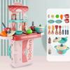 Compact Play Kitchen Set with Utensils for Educational Mini Ages Birthday Gift Kids, Storage, Tabletop, Assembled, Toy, Kitchen, Kindergarten, Girls,