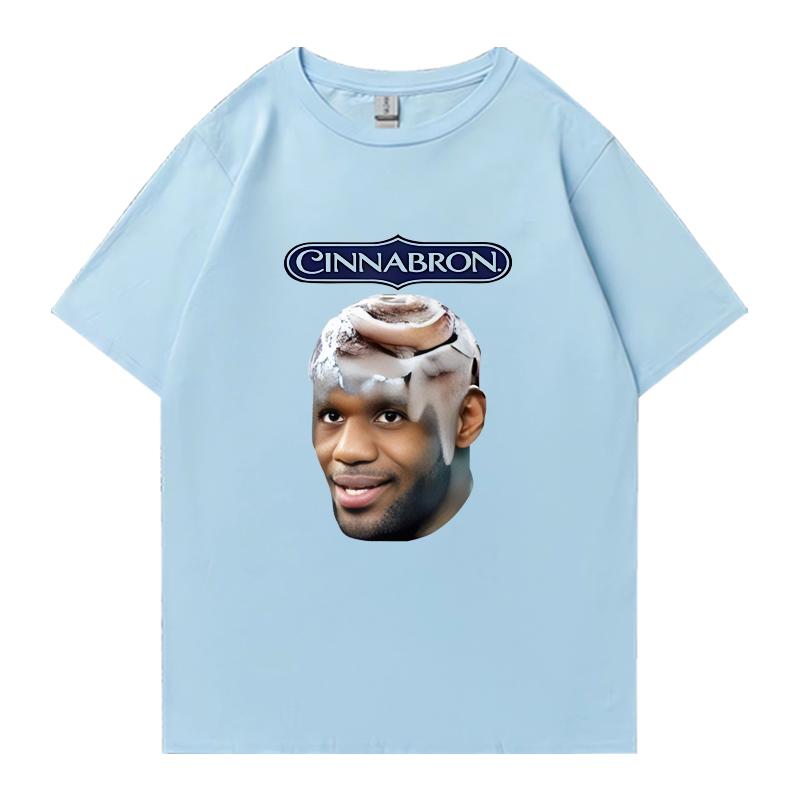 2025 Summer Fashion Cinnabron Graphics Funny Printed Oversized t-shirt Cotton Men Women short sleeve t-shirts Unisex clothing