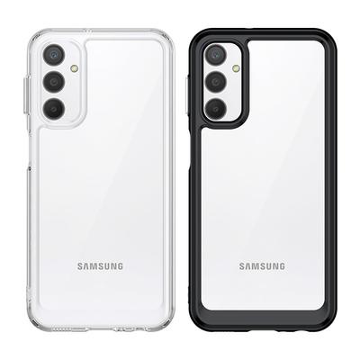 Pro Samsung A34 Pouzdro Samsung Galaxy A34 A14 A24 A54 A04S Nárazuvzdorný Transparentní barevný rámeček Čirý základ Samsung A 34 A34