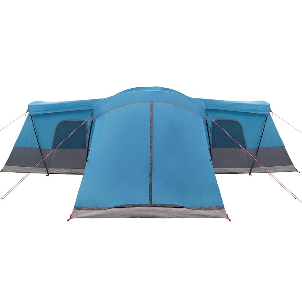 16 Person Family Tent with Roof Blue 680 x 510 x 210 cm
