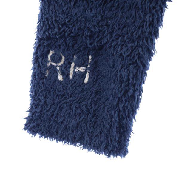BAREFOOT DREAMS Long sleeve knit Zip hoodie M Navy blue Fluffy jacket Men's Used