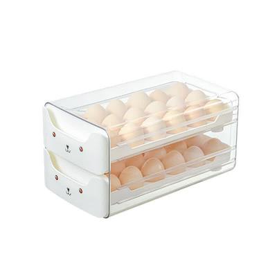 ZISIZ Stackable Refrigerator Egg Storage Box