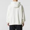 New Balance Sweatshirts Men's Ivory White Hooded Moderate Regular