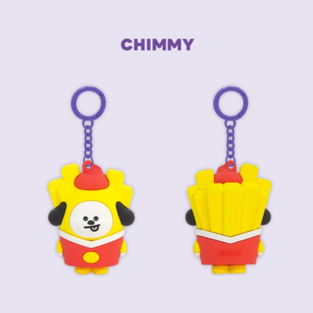 BT21 STREET FOOD FIGURE KEYRING_CHIMMY ,Official, Original, Authentic, KPOP