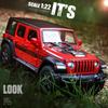 1:22 Wrangler Rubicon Suzuki Hustler Alloy Toys Diecast Model Car Doors Opened Sound Light Pull Back Vehice Friend Birthday Gift