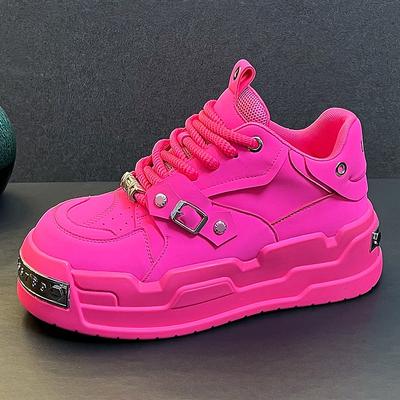 22. Explosive Retro Design Thick-soled Heightening Board Shoes Can Be Worn In All Seasons of the New High-end Leisure Sub