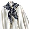 Matching Shirt French British Cashew Silk Scarf Neck High-end Shawl Triangle Scarf Belt Thin Waist Scarf