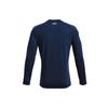 Under Armour Sportstyle Color Block Logo Training Long Sleeve T-Shirt Men tops Academy-Blue 1366464-408
