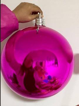 Luxury Colorful Plastic 40CM Large Christmas Ball & Tree Ornaments Pendant Round Christmas Decorations Balls