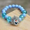 Colorful Sparkle Bead Bracelet for Kids - Princess Jewelry Gift