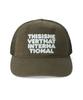 THISISNEVERTHAT Washed Trucker Cap Olive