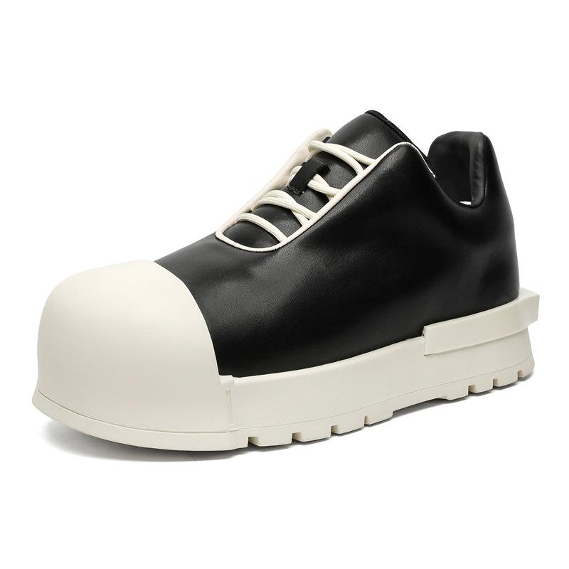 Mickey big head shoes men's and women's round head bread shell shoes platform heightening board shoes sports dad shoes tide 4747-J