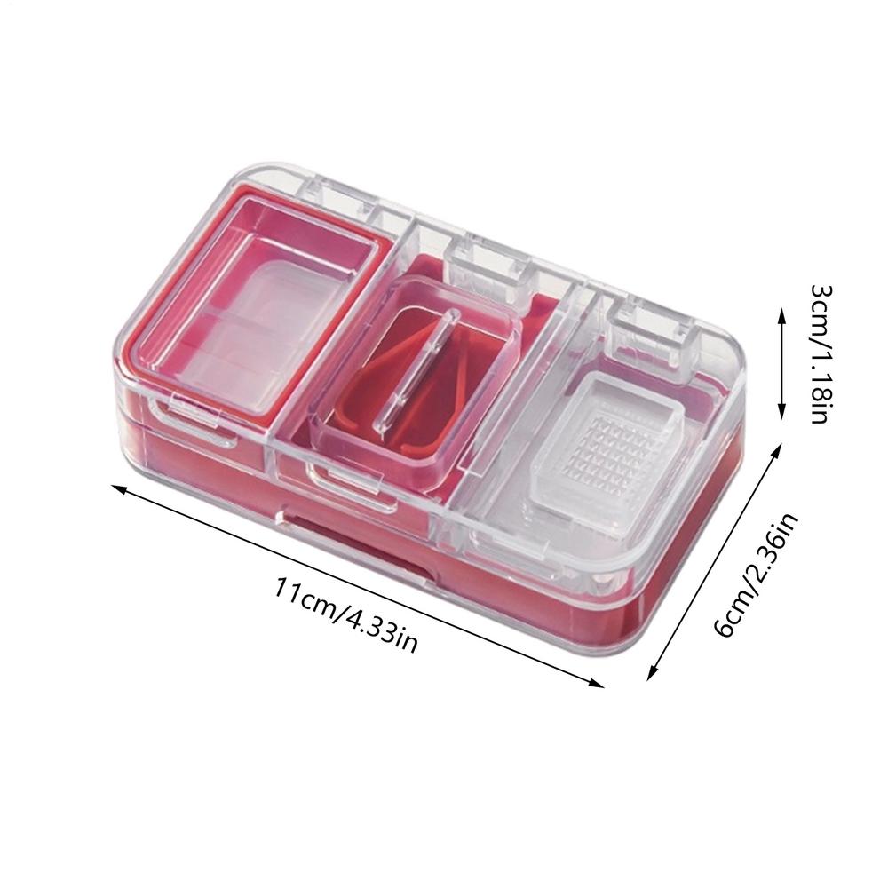 Pill Cutter Double-Layer Tablets Dispenser Weekly Tablets Cutter Box For Nurses School Camping Business Home Hospital Work