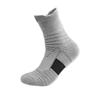 Men's Mid-Calf Sports Socks with Towel Bottom, Shock Absorption, and Anti-Slip for Running & Basketball