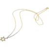 Necklace Star Of David, Star Of David , Gold Plated Silver 13mm