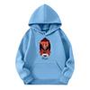 Child Fashion Lightweight Long Sleeve Pullover With Pockets  Print Hoodie