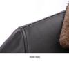 Men's 2025 Winter PU Leather Jacket with Detachable Fur Collar – Thick, Warm, and Casual Dad's Wear
