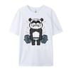 Gym Panda Deadlift Struggle Real Workout Exercise Women Men Christian Tshirt Men Christmas England Style