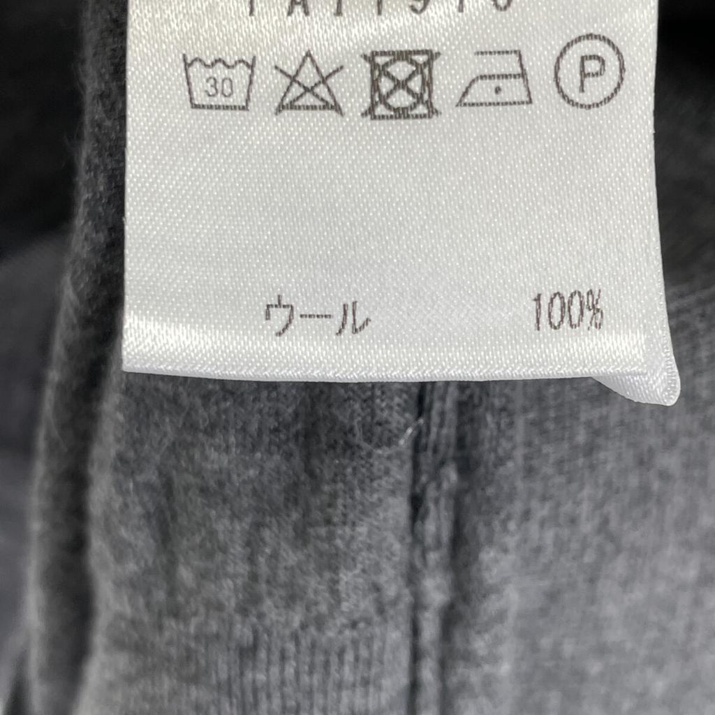 Loro Piana FAI1916 Wool Crew Neck Knit tops 54 grayUsed