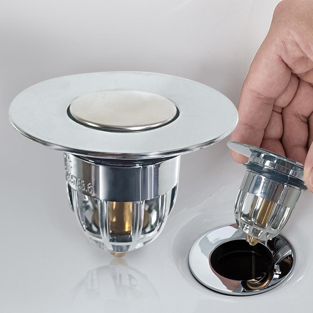 Sink Plug Drain Strainer Shower Prevent Clogging Sink Drain Bounce Plug Washbasin Bathroom Water Stopper Cover