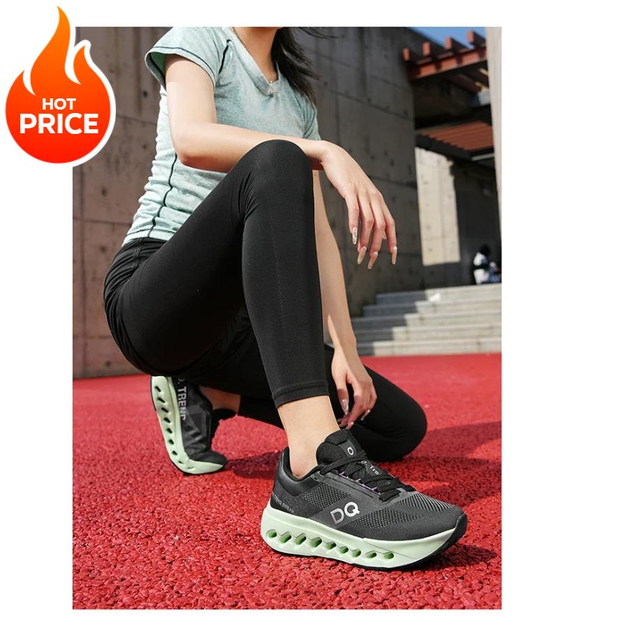 

Platform Cushioning Women Sport Sneaker Breathable Mesh Brand Sports Shoes Man Trainers Unisex Professional Men s Running Shoes 36 сірий колір