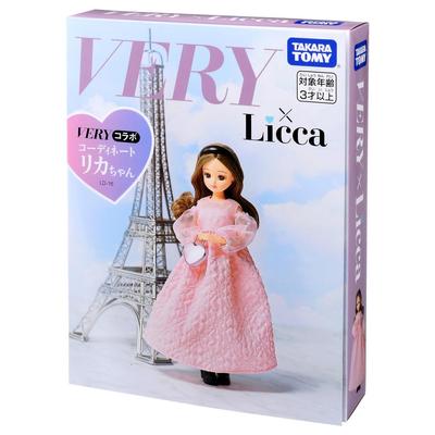 TAKARA TOMY Doll VERY Collaboration Coordination Play Toy Ages Licca-chan LD-16 Licca-chan Dress-up 3+