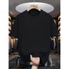 European sizes  Men'S Casual Crew Neck T-Shirt with Bold SECURITY Print, Polyester, Comfortable & Versatile Short Sleeve Tee for Summer