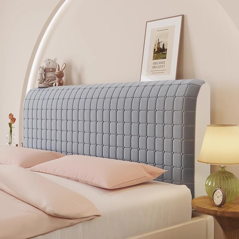 Nou Modern Și Simplu Inclusiv Tăblie Pat Patru Sezoane Universal Culoare Solidă Lavabil Husă Tăblie All Inclusive